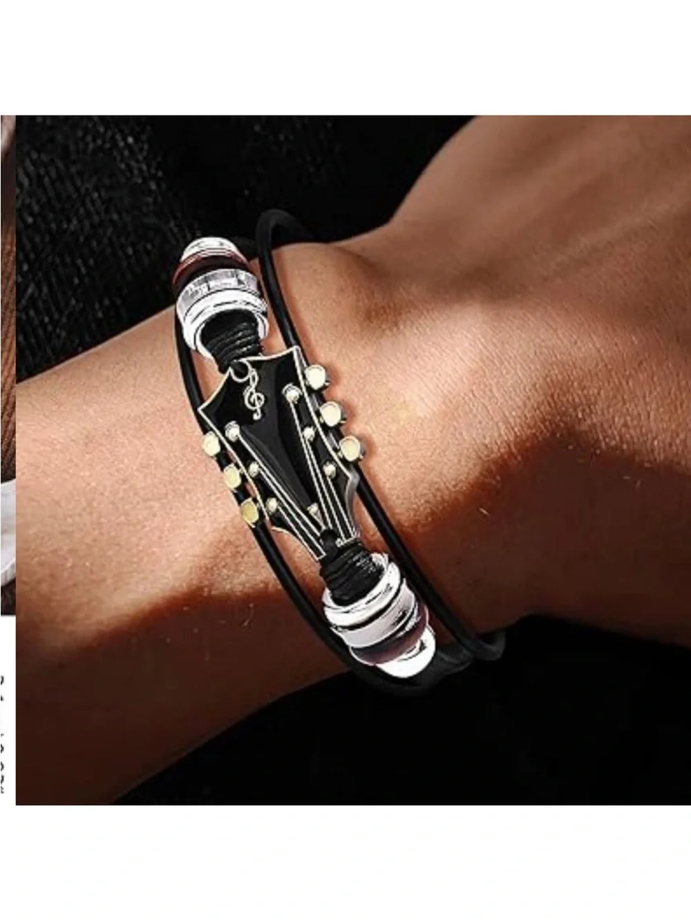 Guitar Bracelet‎ Unisex For Punk Rock Country Music Lovers